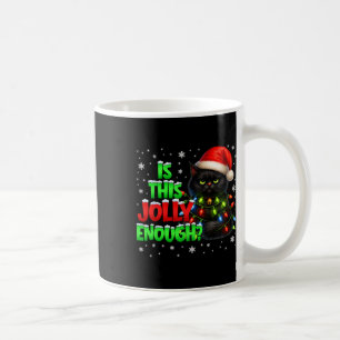Ist das schwarz Katzen Pj-s Weihnachten Xmas froh Kaffeetasse