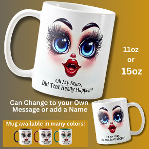 Ist das wirklich passiert?, Fabelhafte Augen Lusti Kaffeetasse