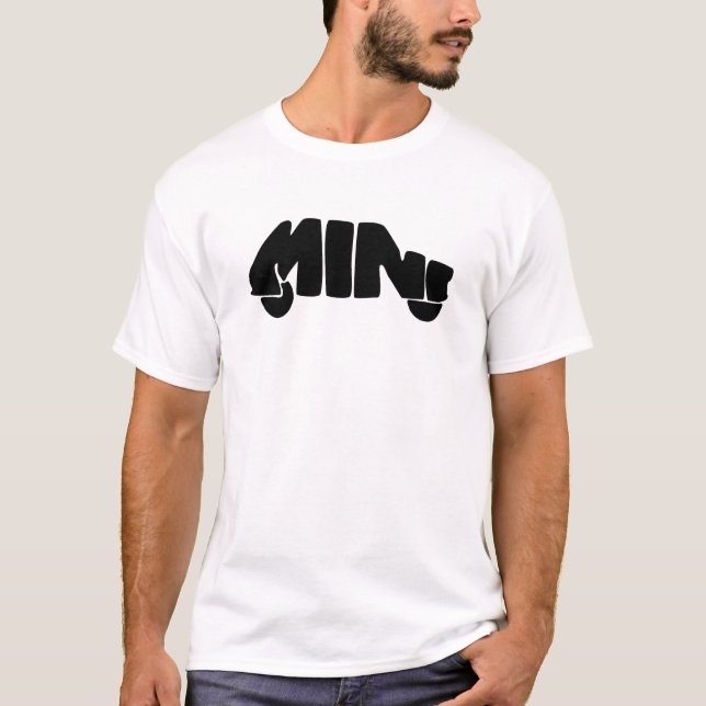 Ist das Wort Mini T-Shirt (Vorderseite)