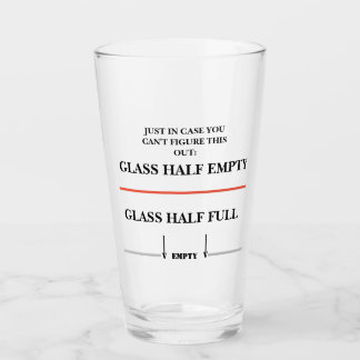 Ist dein Glas halb leer oder halb voll?