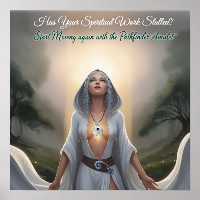 Ist deine spirituelle Arbeit blockiert? Poster (Vorne)