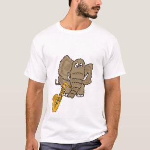IST der Elefant, der den Saxophone-T - Shirt