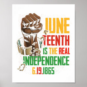 Ist der Tag der wirklichen Unabhängigkeit 1865 Fre Poster