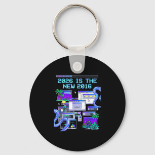 Ist die 2016 Vaporwave Pixel Computer Ästhetik Schlüsselanhänger
