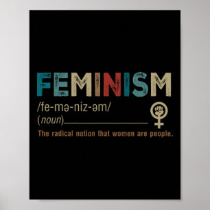 Ist die radikale Vorstellung, dass Frauen Menschen Poster