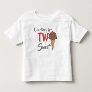 Ist die zwei Bonbon-Gewohnheits-Shirt Kleinkind T-shirt