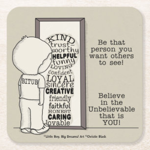 Ist diese Person Rechteckiger Pappuntersetzer