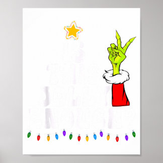 Ist dieser fröhliche genug grüne fröhliche Weihnac Poster