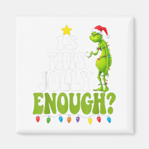 Ist dieser fröhliche grüne Weihnachtsbaum froh gen Magnet