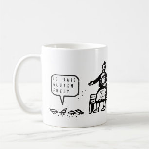 Ist dieser Gluten-freie Vogel-Cartoon lustig Kaffeetasse