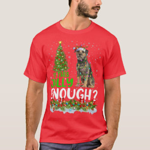 Ist dieser Jolly genug Santa Border Terrier Dog Ch T-Shirt