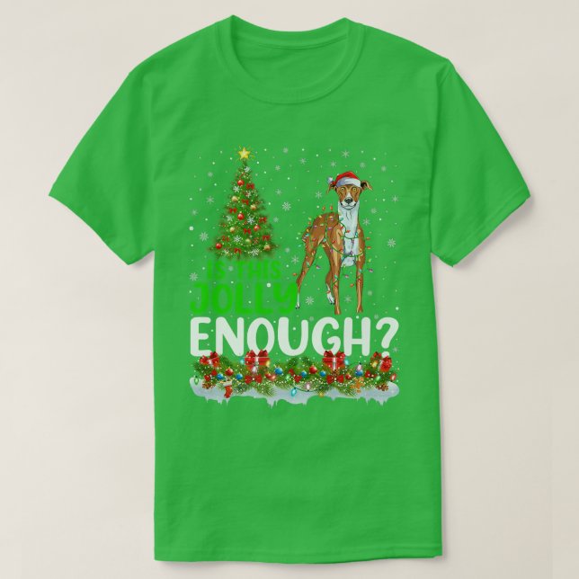 Ist dieser Jolly genug weiße Weihnachtsbaum für Hu T-Shirt (Design vorne)