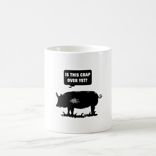 Ist dieser Mist schon vorbei? Kaffeetasse (Mittel)