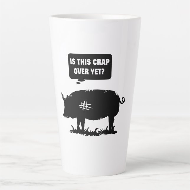 Ist dieser Mist schon vorbei? Milchtasse (Vorderseite)