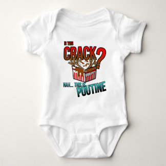 Ist dieser Sprung? Nah ist es poutine! Baby Strampler