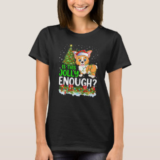 Ist dieser Welsh Corgi Hund Weihnachtsbaum fröhlic T-Shirt