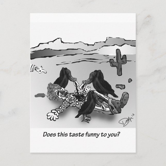 Ist dir dieser Geschmack lustig? Postkarte (Vorderseite)