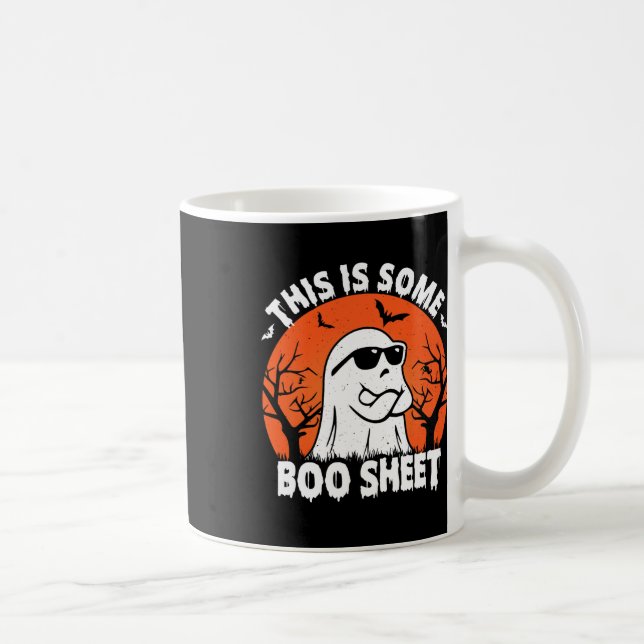 Ist ein Boo Sheet Ghost Retro Funny Halloween Kaffeetasse (Rechts)