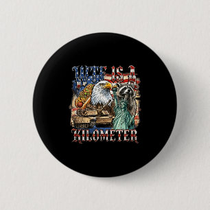 Ist ein Kilometer lustig 4. Juli Gründungsvater  Button
