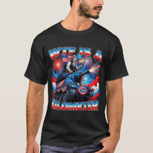 Ist ein Kilometer lustig washington 4. juli gründu T-Shirt