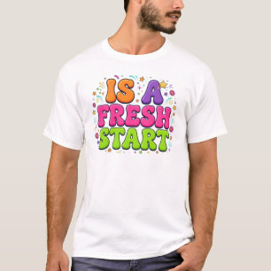 Ist ein Neustart-Shirt   Groovy Inspirational T-Sh T-Shirt