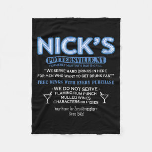 Ist ein wundervolles Leben Nicks Bar George Bailey Fleecedecke