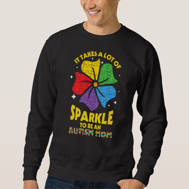 ist eine große Mama des Autismus Sweatshirt (Vorderseite)