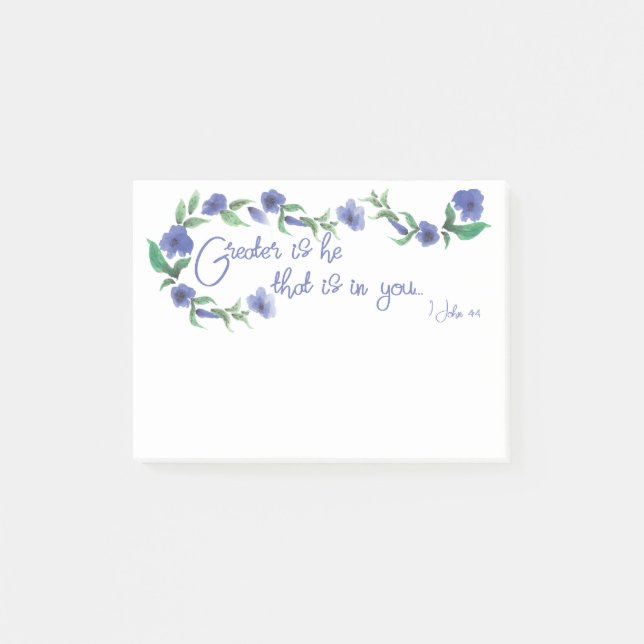 "Ist er" klebrige Anmerkungen größer Post-it Klebezettel (Vorderseite)