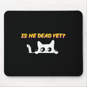Ist-er-Vintag-tot-doch Cat Mousepad