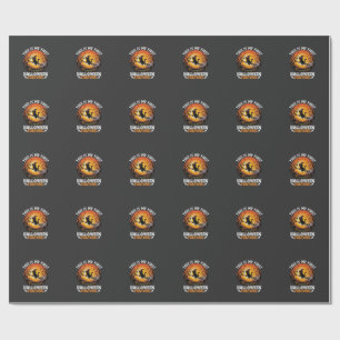Ist erstes Halloween-Kostüm schwarze Katzenbesen_1 Geschenkpapier