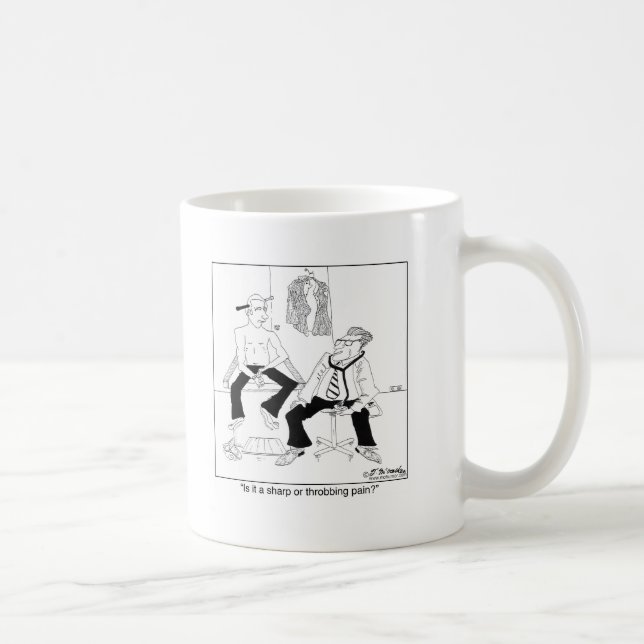 Ist es ein Scharfes oder Throbbing Schmerz? Tasse (Rechts)