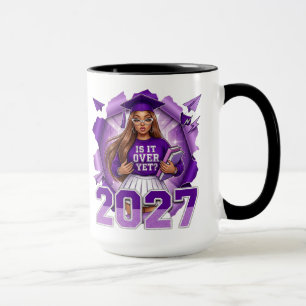 Ist es endlich vorbei Lustige Abschlussfeier 2027 Tasse