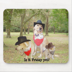 Ist es Freitag schon? Mousepad