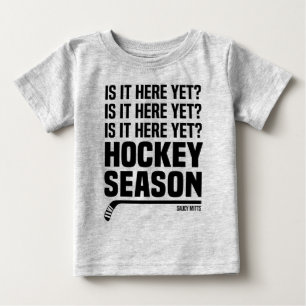 Ist es hier noch Hockey Saison Säugling Baby T-shirt