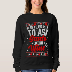 Ist es in Ordnung, den Weihnachtsmann für den wein Sweatshirt