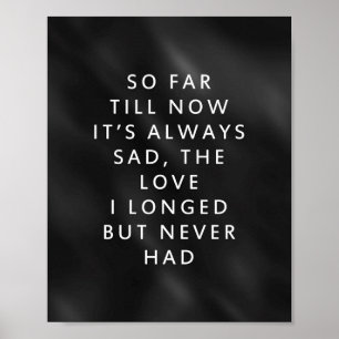 Ist es Liebe - Kurzes Gedicht Poster