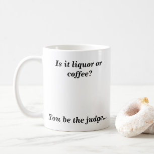 Ist es Liquor oder Kaffeekochen? Kaffeetasse