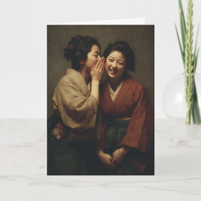 "Ist es mit Anweisungen versehen?" Geburtstag Karte (Vorderseite)