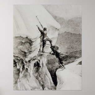 Ist es möglich, von "Klettern zwischen den Alpen"? Poster