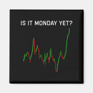 Ist es Montag? Lustiger Aktienmarkt Humor Magnet