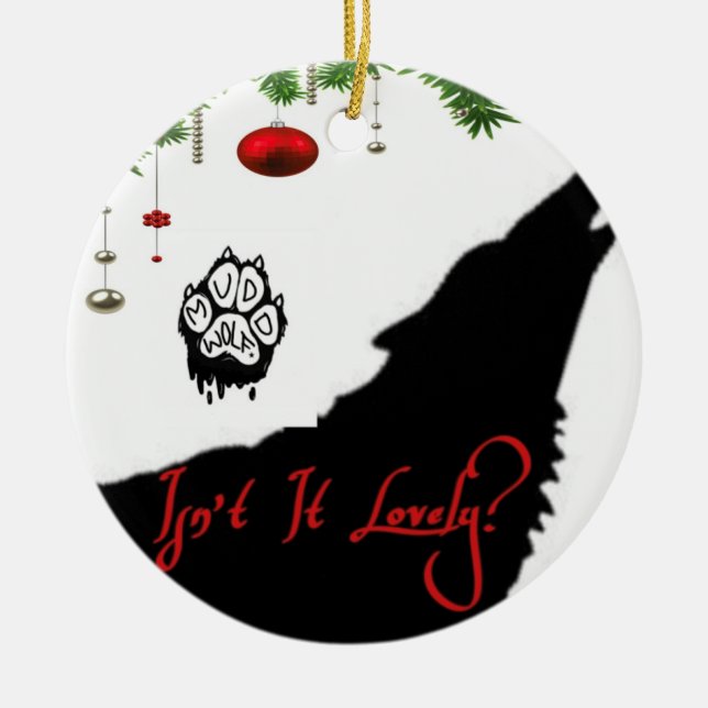 Ist es nicht eine schöne Keramik Ornament (Vorne)