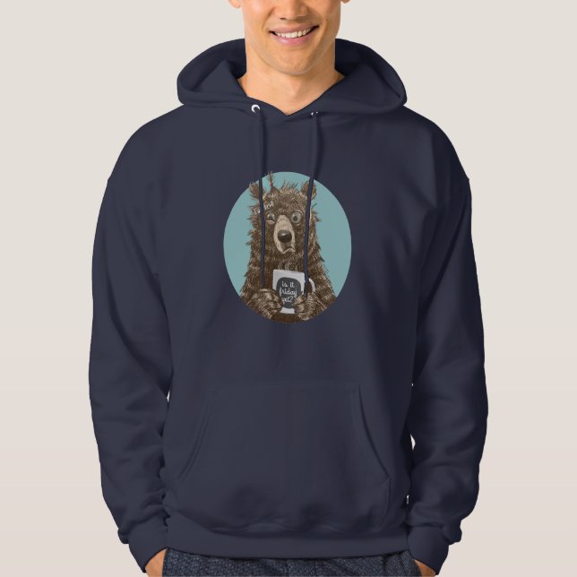 Ist es noch Freitag? Mens Sweatshirt. Hoodie (Vorderseite)