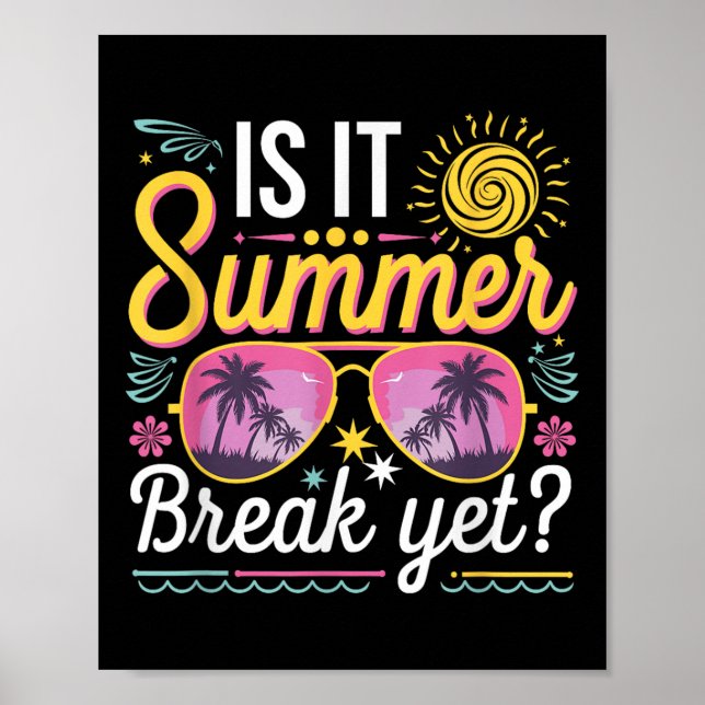 Ist es Sommerpause, doch Lehrerin Student letzten  Poster (Vorne)
