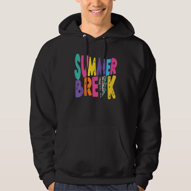 Ist es Sommerpause noch am letzten Schullehrer? Hoodie (Vorderseite)