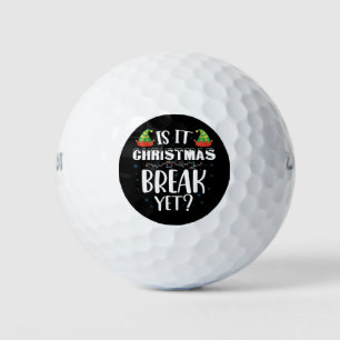 Ist es Weihnachts-Break, aber lustige Feiertagsleh Golfball