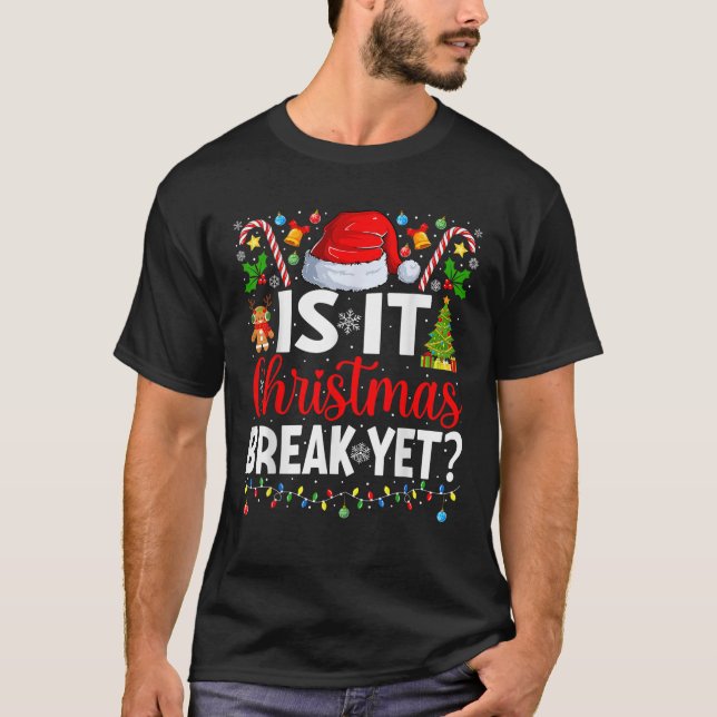 Ist es Weihnachts-Break, aber lustige Weihnachtsle T-Shirt (Vorderseite)