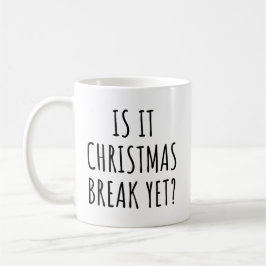 Ist es Weihnachts-Break, aber lustiges Weihnachtsa Kaffeetasse