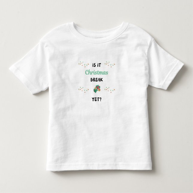 Ist es Weihnachtsfeier noch lustig? Kleinkind T-shirt (Vorderseite)