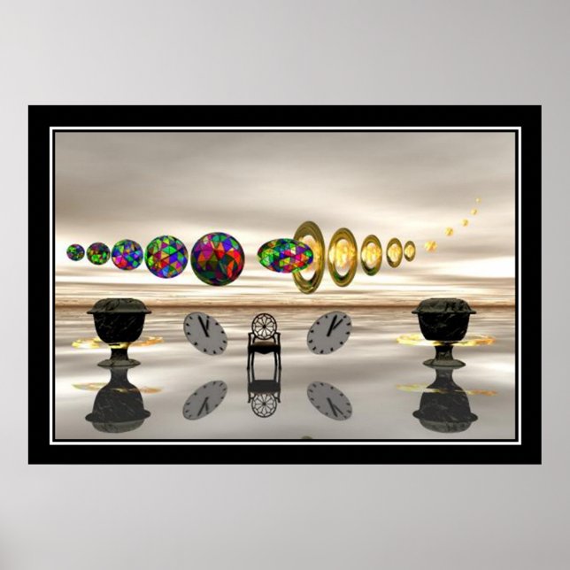 Ist es Zeit, ein surreales Plakat zu drucken? (Vorne)