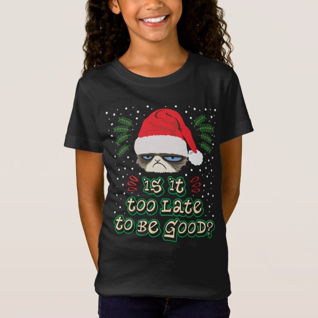Ist es zu spät, um Weihnachten gut zu sein? T-Shirt (Vorderseite)